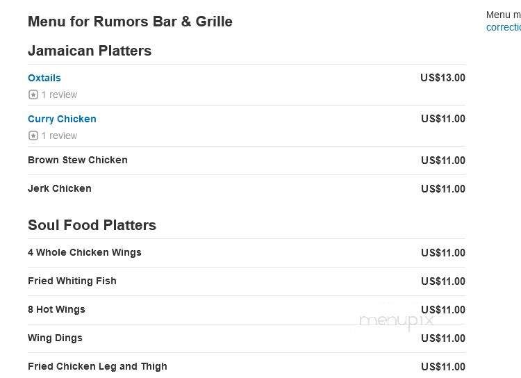 Rumors Bar & Grille - Clementon, NJ