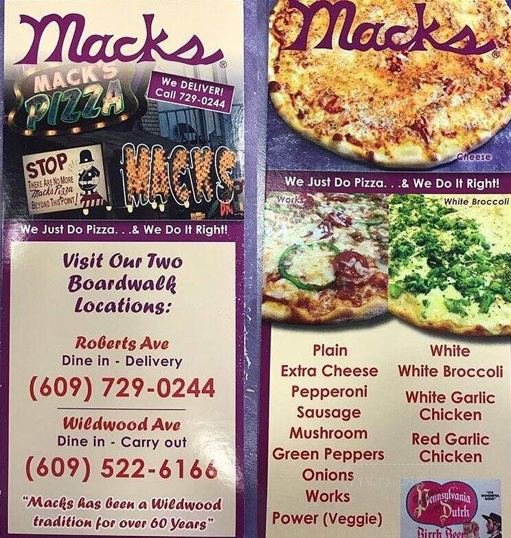 Mack's Pizza - Wildwood, NJ