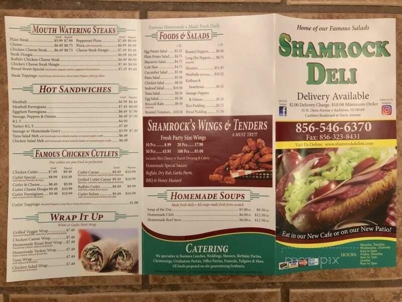 Shamrock Sandwich Shop & Deli - Audubon, NJ