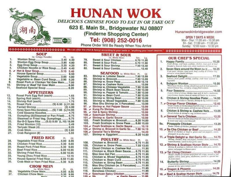 Hunan Wok - Bridgewater, NJ