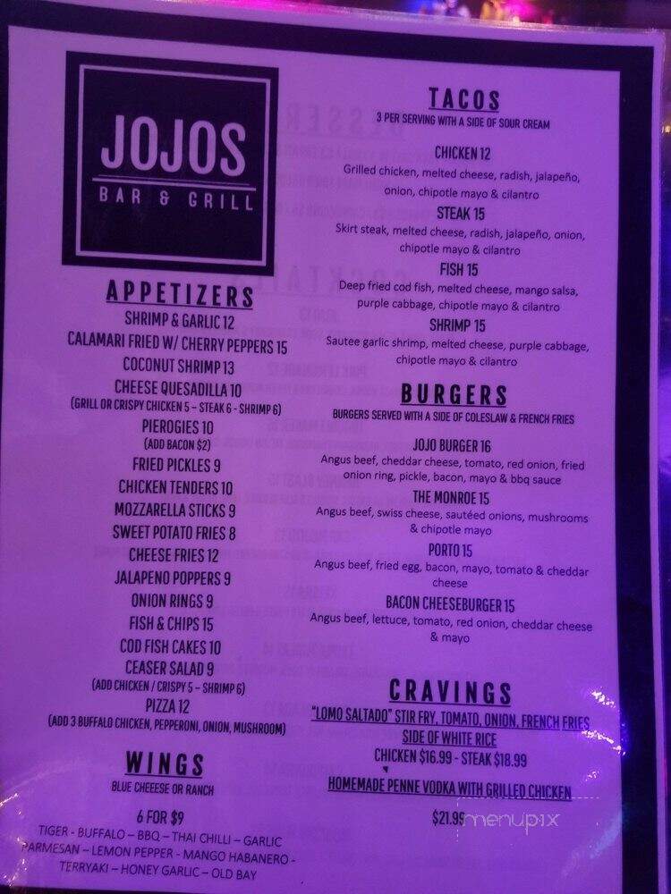 Jojos Bar & Grill - Garfield, NJ