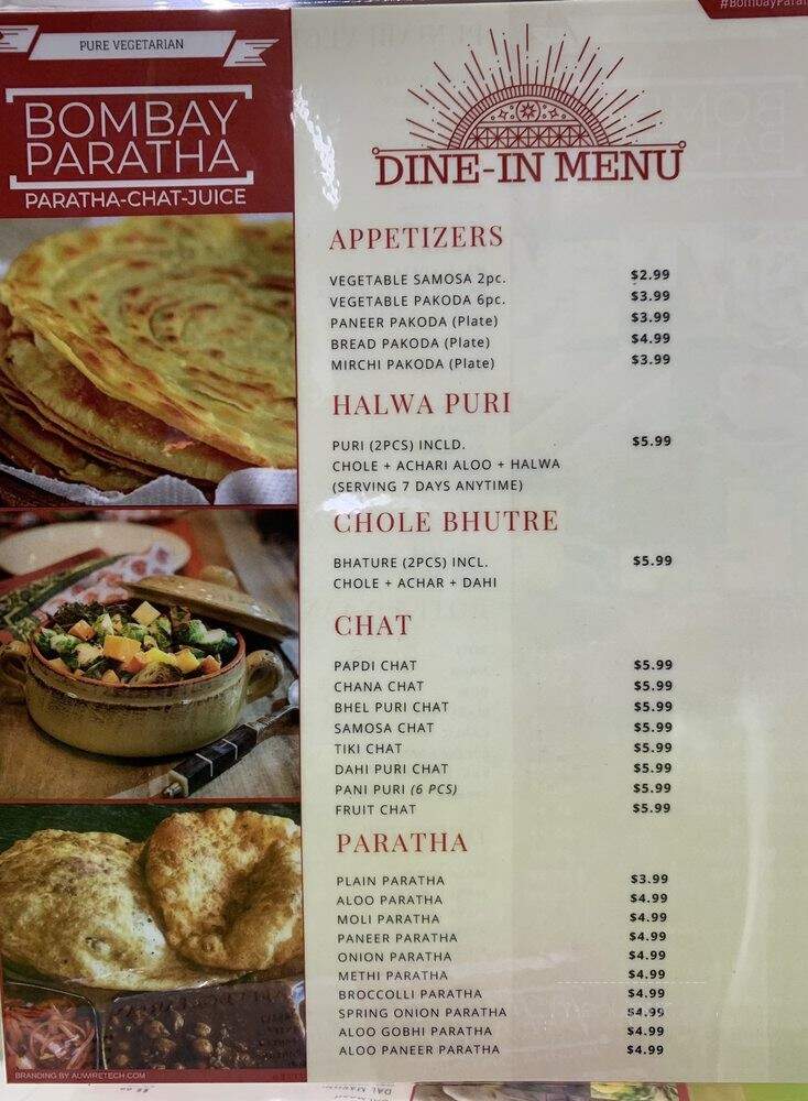 Bombay Paratha - Woodbridge Township, NJ