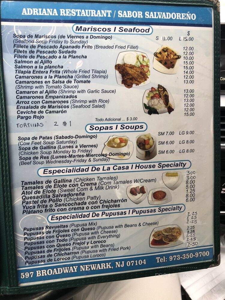 Adriana Restaurant - Newark, NJ