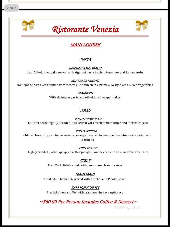 Trattoria Venezia - Woodbridge, NJ