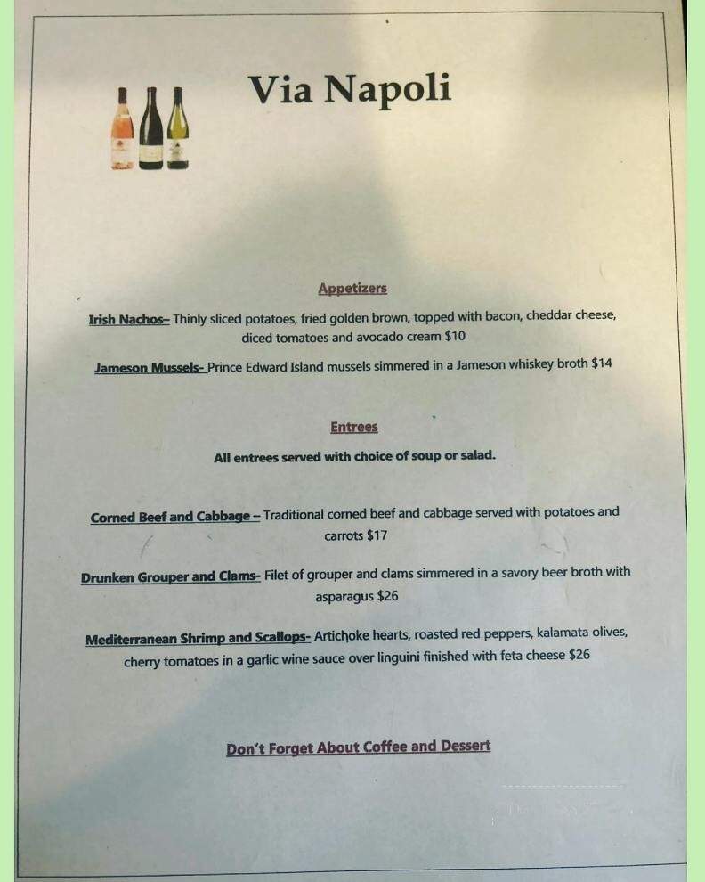 Via Napoli Pizzeria & Restaurant - Lanoka Harbor, NJ