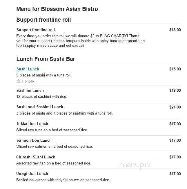 Blossom Asian Bistro - Summit, NJ