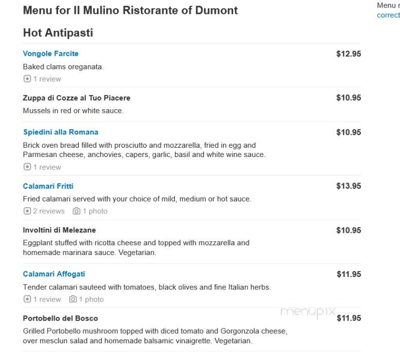 Il Mulino Restaurant - Dumont, NJ