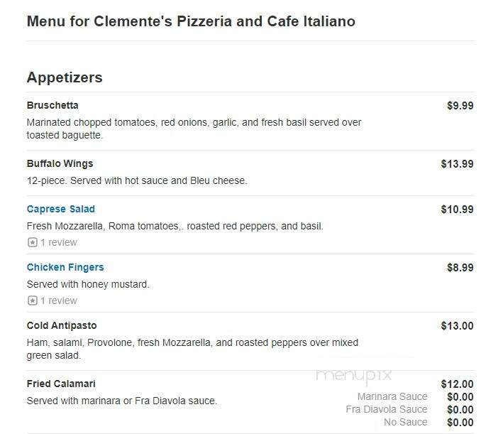 Clemente's Pizzeria - Berkeley Heights, NJ