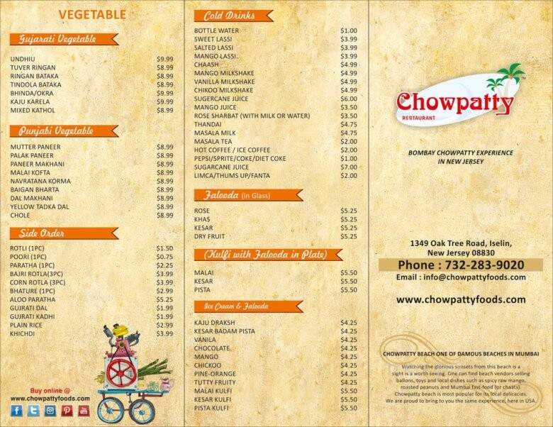 Chowpatty Restaurant - Iselin, NJ