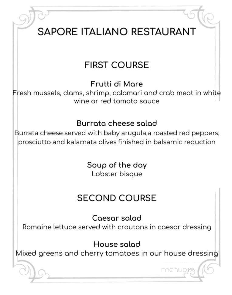 Sapore Italiano - West Cape May, NJ