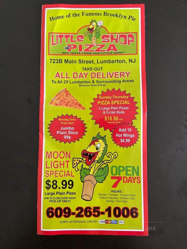 Little Shop of Pizza - Lumberton, NJ