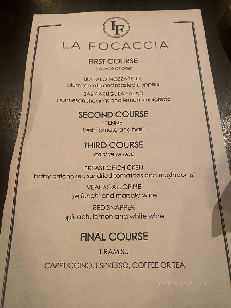 La Focaccia - Summit, NJ