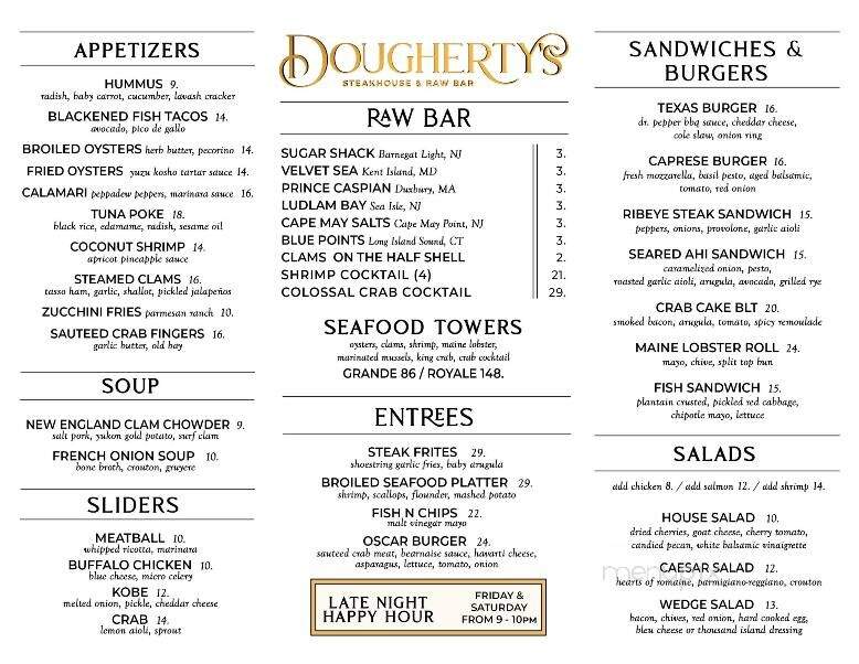 Dougherty's Steakhouse & Raw Bar - Atlantic City, NJ