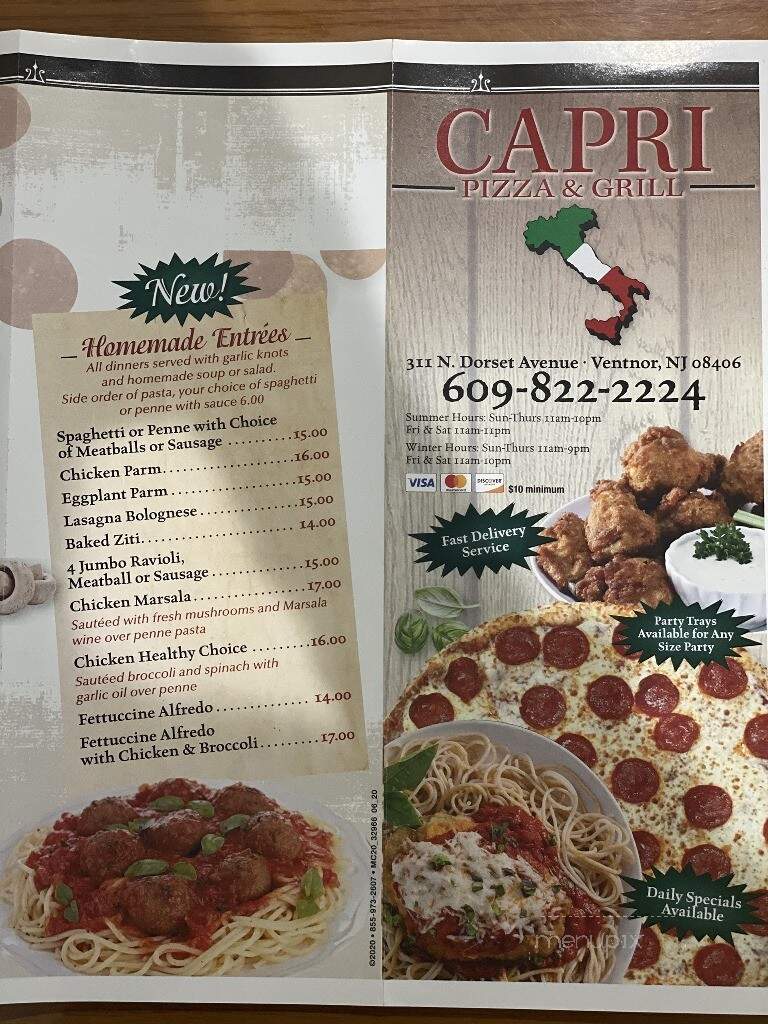 Capri Pizza - Ventnor City, NJ