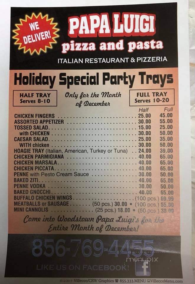 Papa Luigi's Inc - Woodstown, NJ