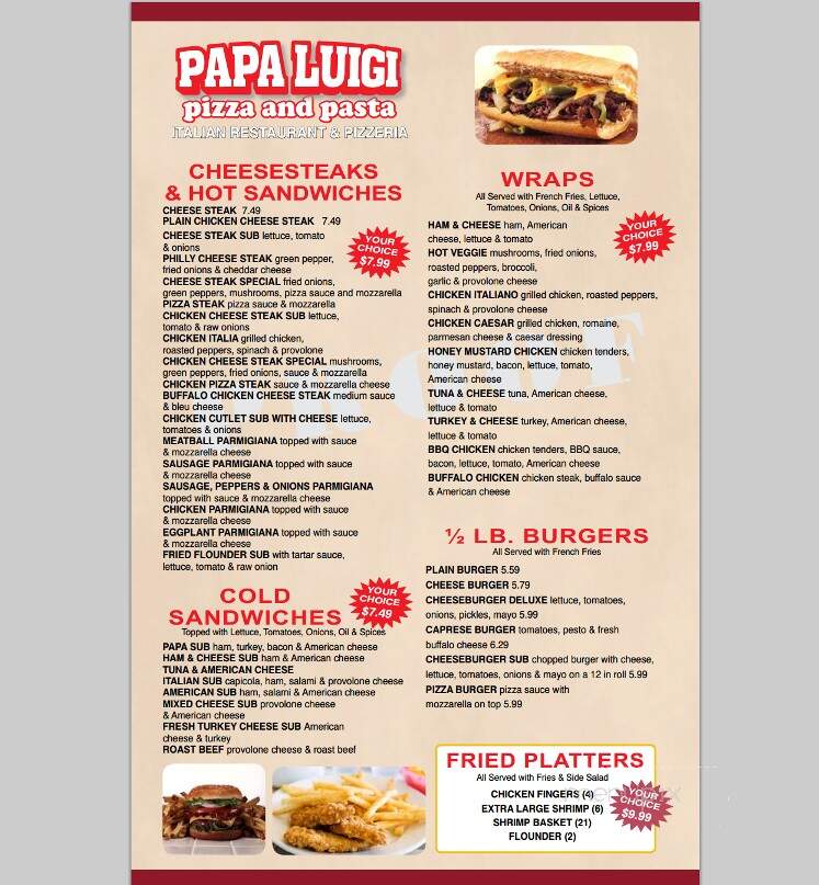 Papa Luigi's Inc - Woodstown, NJ