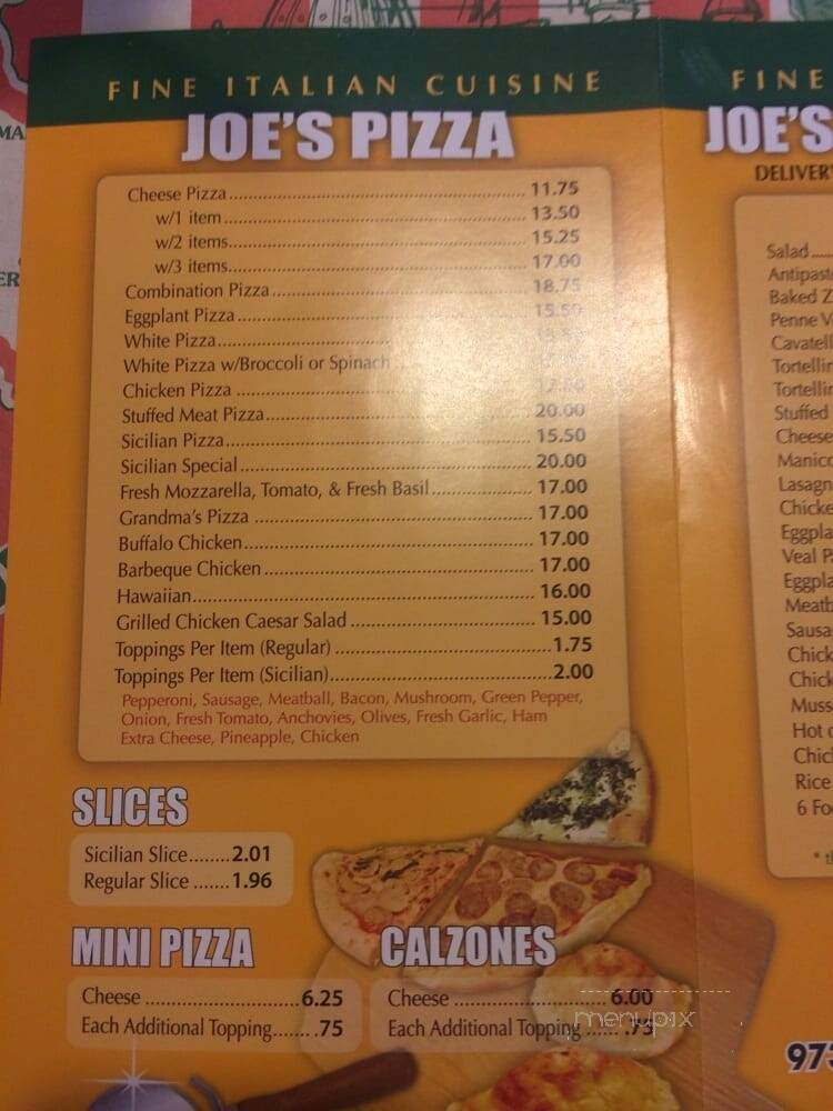 Joe's Pizzeria - Kenvil, NJ