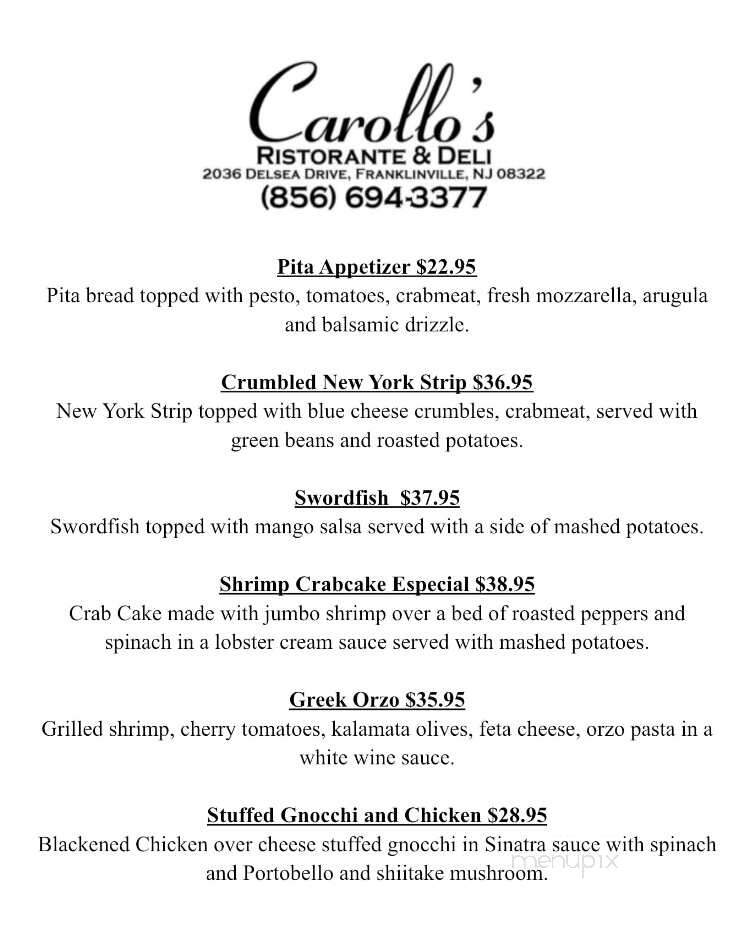 Carollo's - Franklin, NJ