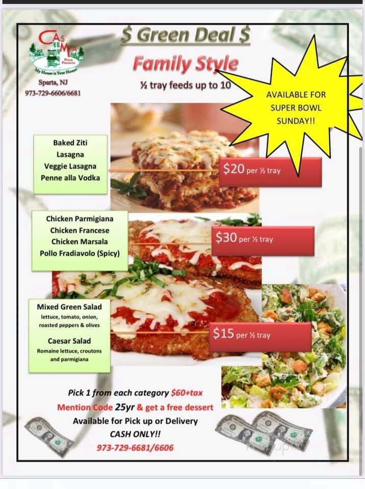 Casa Mia Pizza & Catering - Sparta, NJ