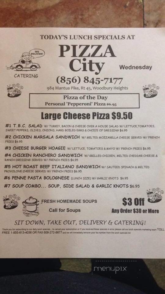 Pizza City - Woodbury Heights, NJ