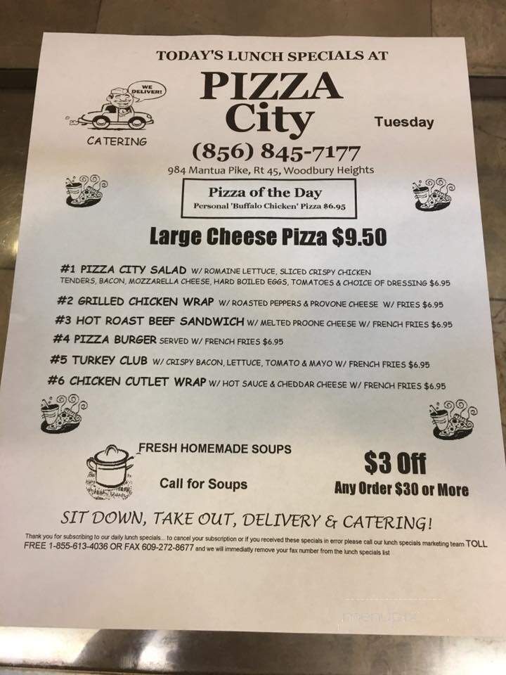 Pizza City - Woodbury Heights, NJ