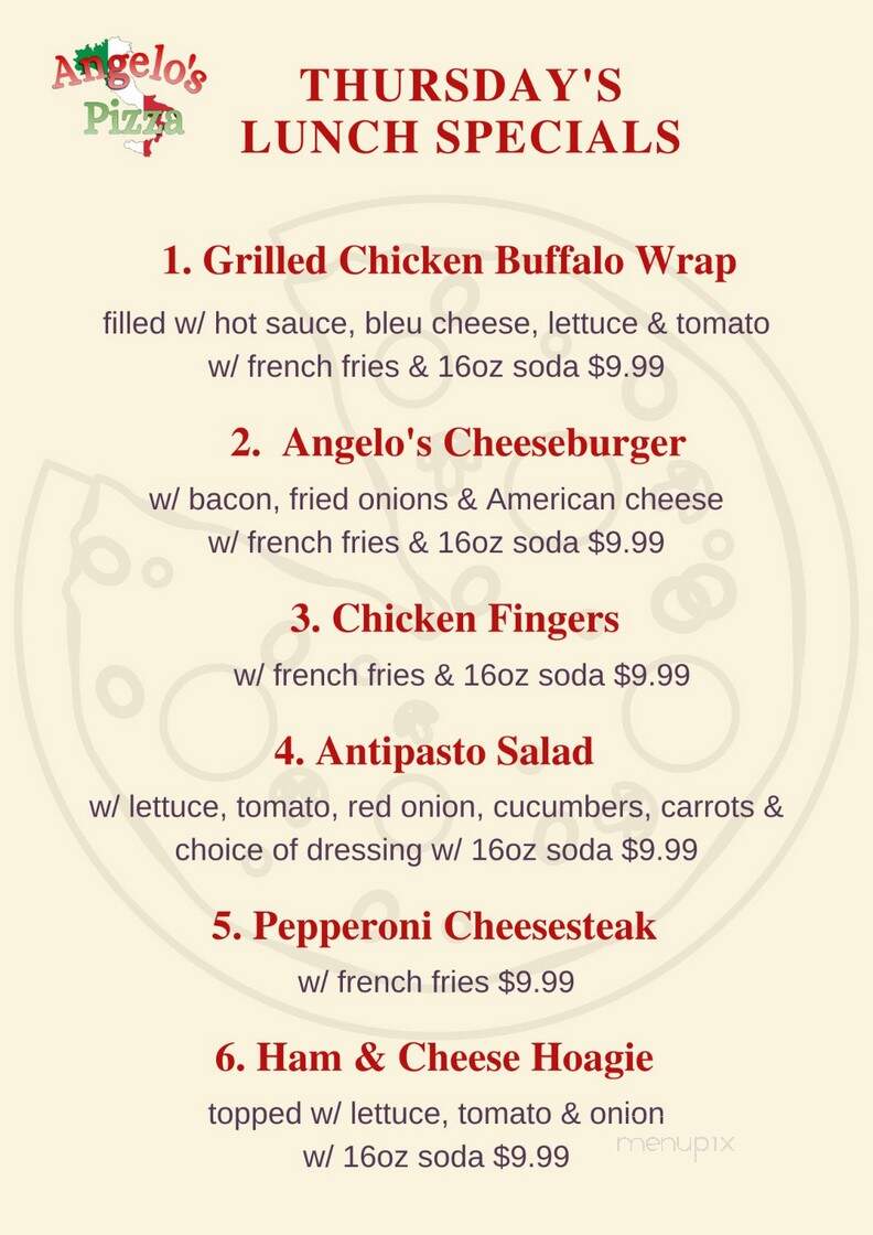 Angelo's Pizza - Turnersville, NJ