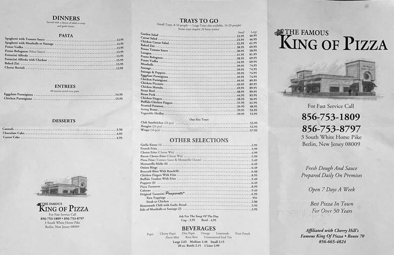 King Of Pizza - Berlin, NJ