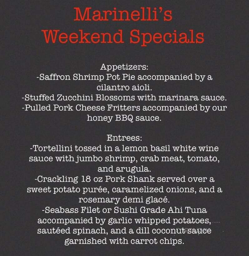 Marinelli's Pizza - Flemington, NJ