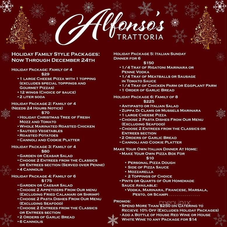 Alfonso's Family Trattoria - Somerville, NJ