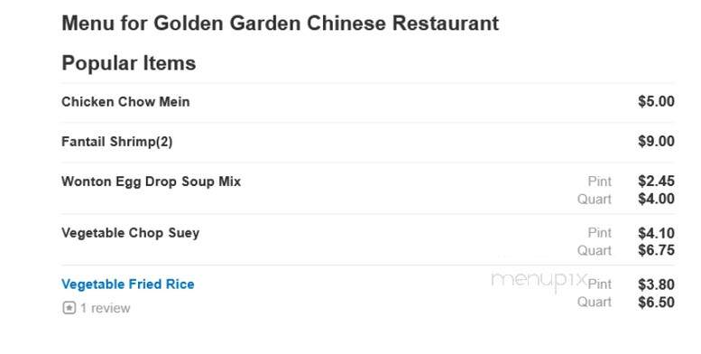 Golden Garden Chinese Restaurant - Pompton Lakes, NJ