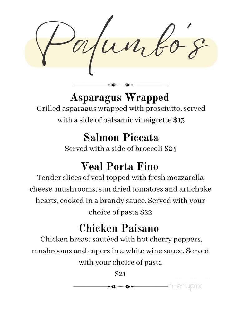 Palumbo Restaurant & Pizza - Holmdel, NJ