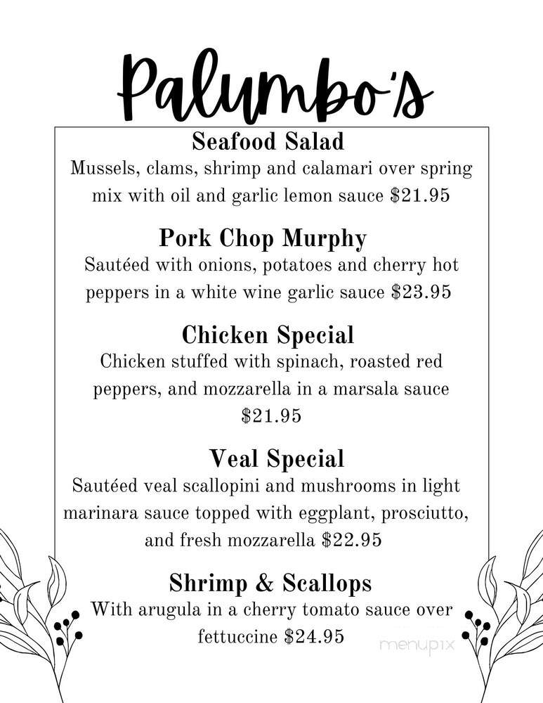 Palumbo Restaurant & Pizza - Holmdel, NJ