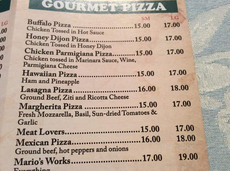 Mario's Pizzeria - Norwood, NJ