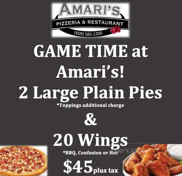 Amari's Pizzeria & Restaurant - Hamilton, NJ