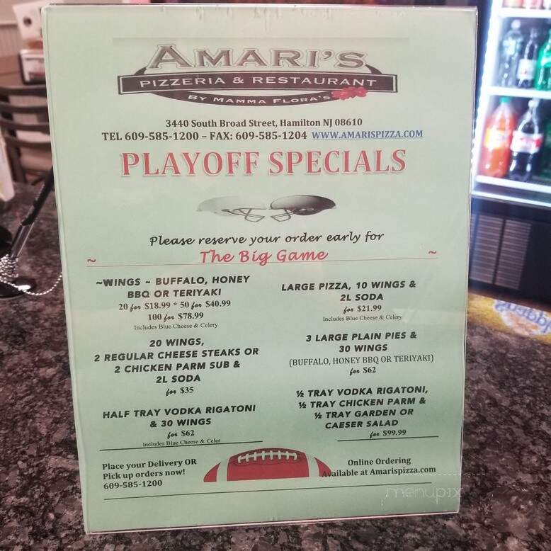 Amari's Pizzeria & Restaurant - Hamilton, NJ