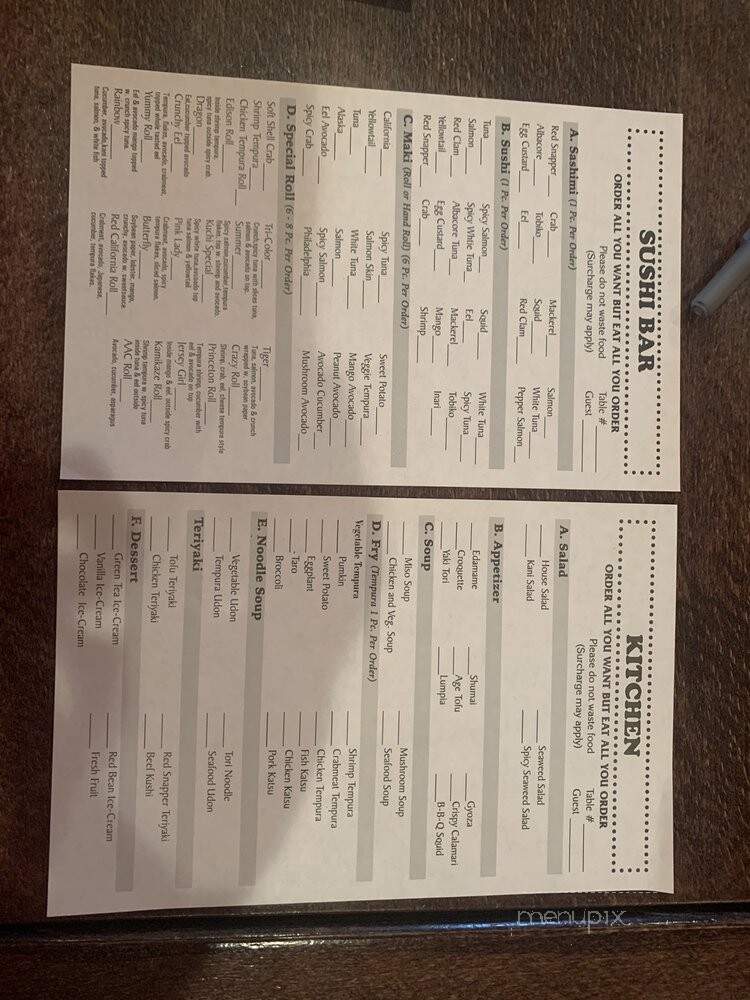 Sushi Palace - Edison, NJ