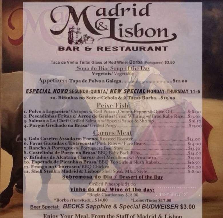 Madrid Libson - Newark, NJ