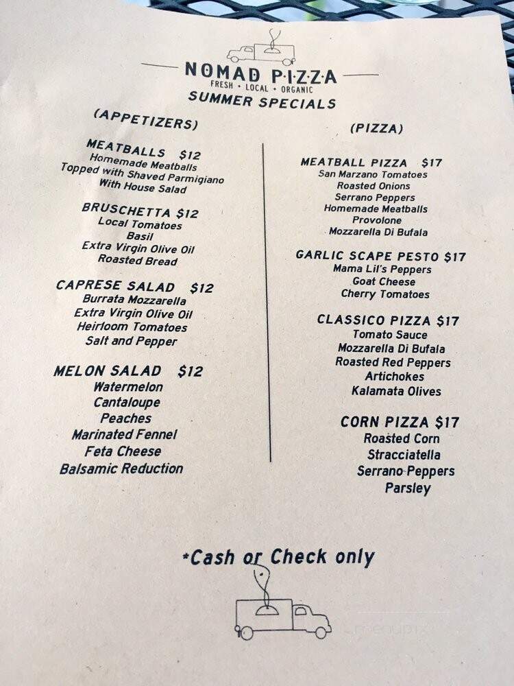 Nomad Pizza - Hopewell, NJ