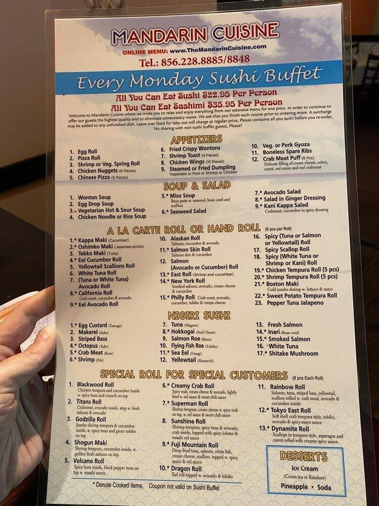 Mandarin Cuisine - Blackwood, NJ