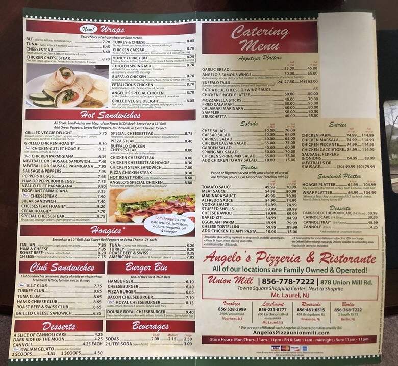 Angelo's Pizza - Mount Laurel, NJ