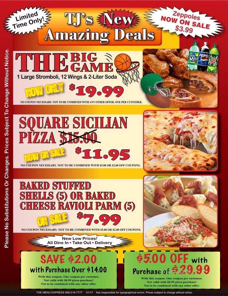 T J's Pizza - Sussex, NJ