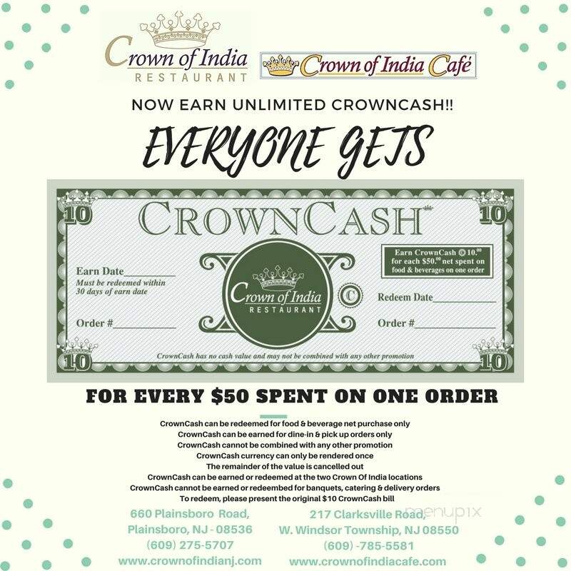 Crown Of India - Plainsboro, NJ