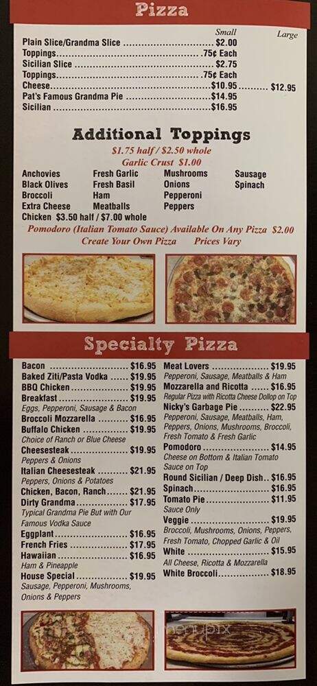 Pat's Pizzeria - Pompton Lakes, NJ