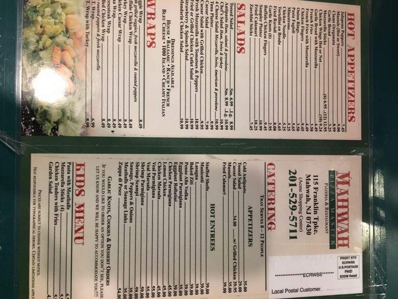 Mahwah Pizza Master - Mahwah, NJ