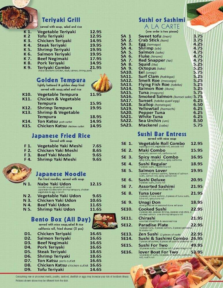 Zen Sushi Inc - Clifton, NJ