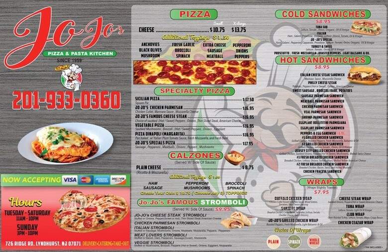 Jo Jo's Pizza - Lyndhurst, NJ