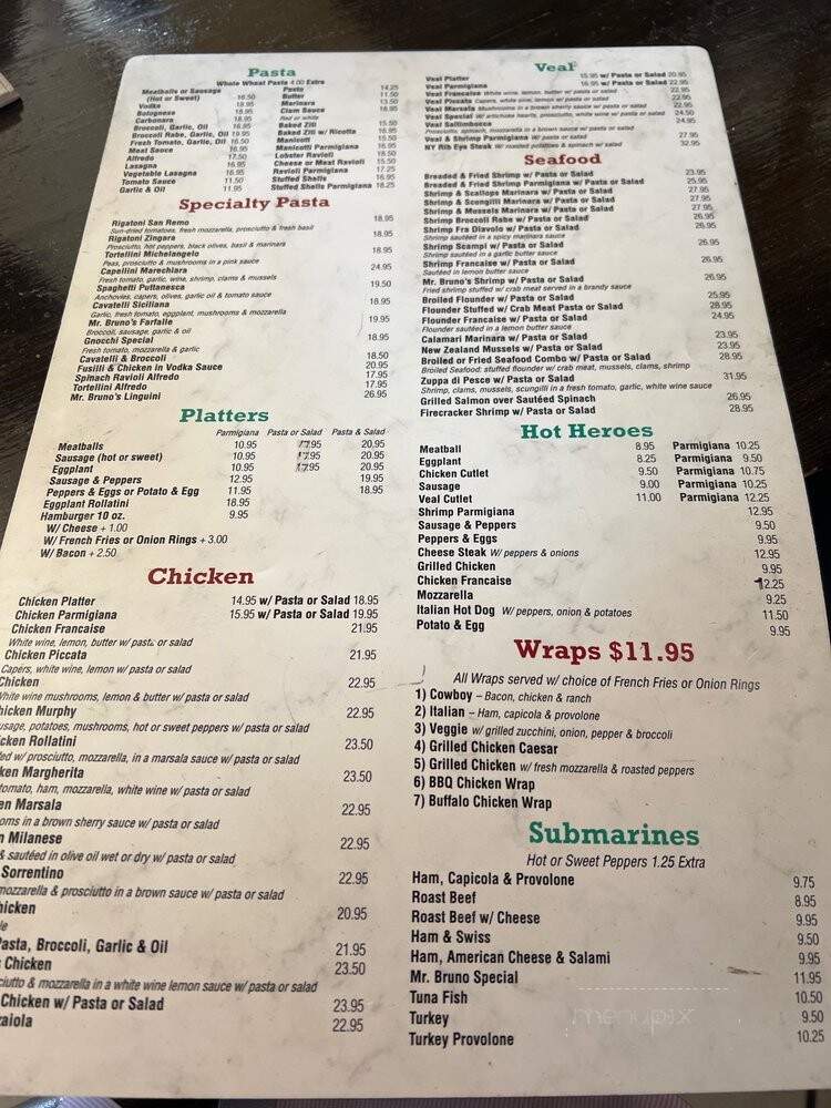 Bruno's Pizzeria & Restaurant - Lyndhurst, NJ