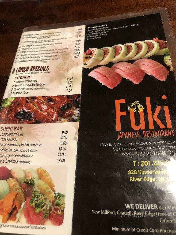 Fuki Sushi - River Edge, NJ