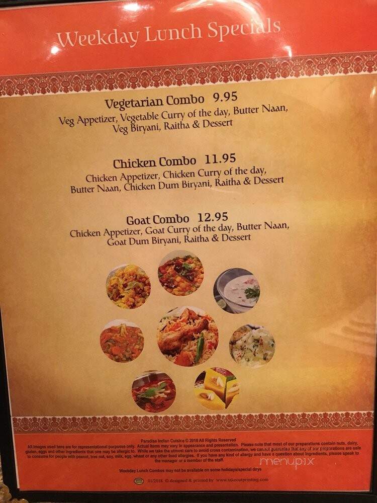 Paradise Biryani - Lawrenceville, NJ