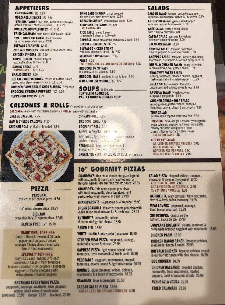 Nino's Pizzeria & Restaurant - Hillsdale, NJ